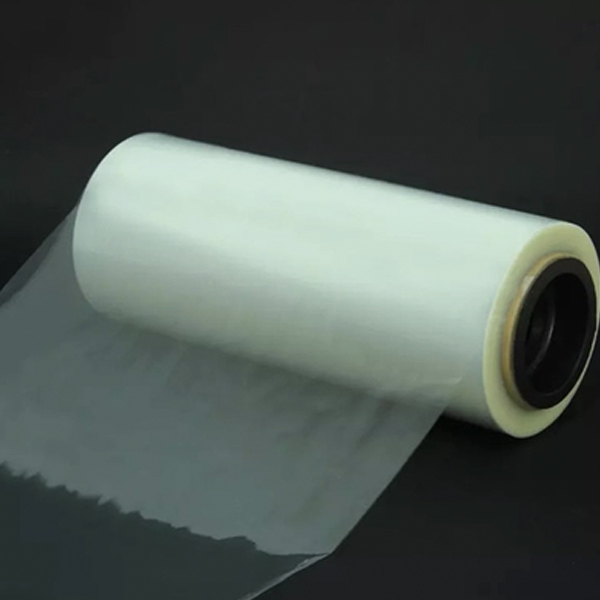 Kemasan Roll Foil Center Dilipat POF Heat Shrinkable Film Polyolefin Plastic Wrap Untuk Shampo